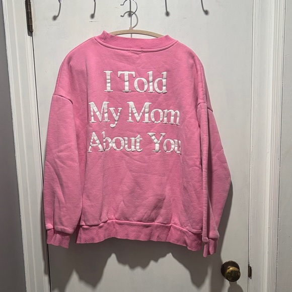 YLLW THE LABEL crewneck mom sweatshirt - Picture 1 of 6